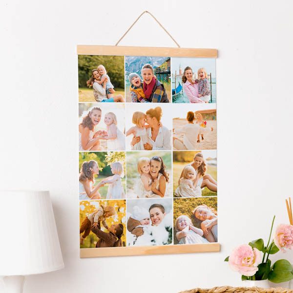 Stampa Poster Multifoto Poster 30x40 - 50x70 con astine o cornici